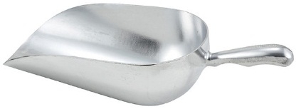 Winco Aluminum Scoop, 85 Ounce -- 12 per case