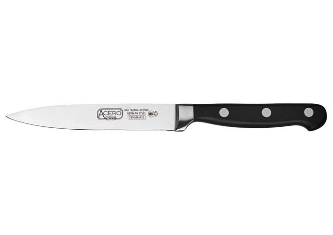 Winco Acero Triple Riveted Utility Knife, 5 inch Length Blade