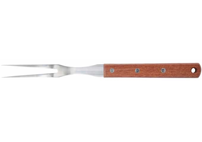 Winco Pot Fork with Wooden Handle, 12 5/8 inch -- 12 per case