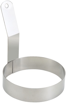 Winco Stainless Steel Round Egg Ring, 4 inch Dia. -- 12 per case