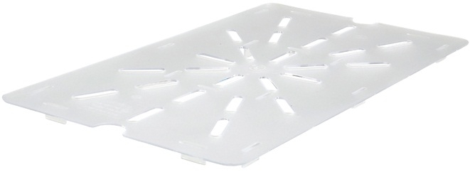 Winco Polycarbonate Full Size Drain Shelf, 18 5/16 x 10 1/4 inch -- 10 per case