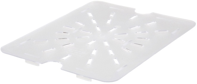 Winco Polycarbonate Half Size Drain Shelf, 10 1/4 x 7 7/8 inch -- 10 per case