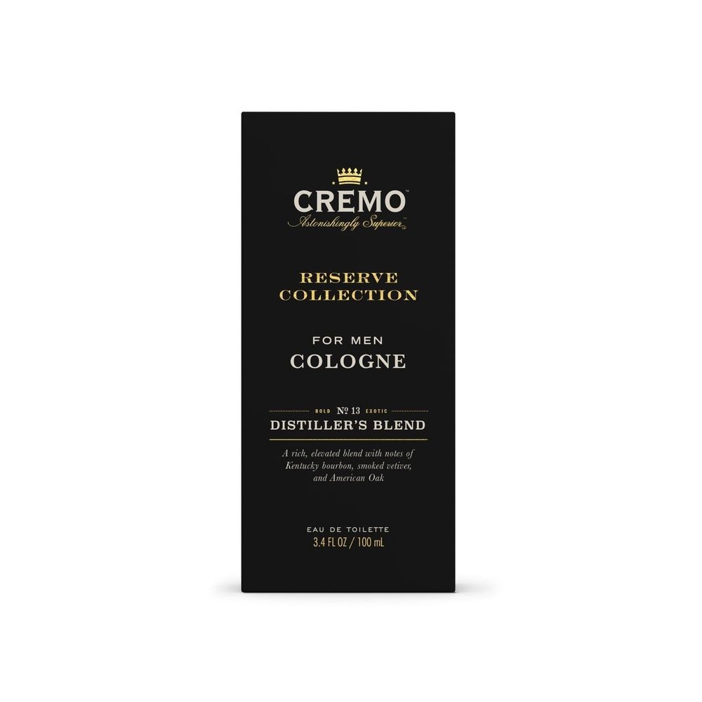 Cremo Reserve Collection No. 13 Distillers Blend Spray Cologne, 3.4 Fluid Ounce -- 12 per case