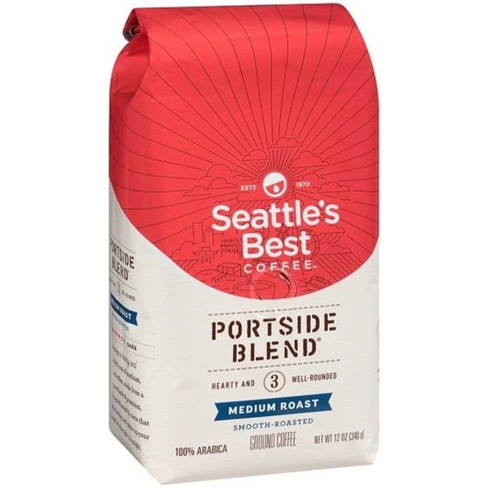 Seattles Best Coffee Portside Blend Medium Roast Ground Coffee, 12 Ounce -- 6 per case