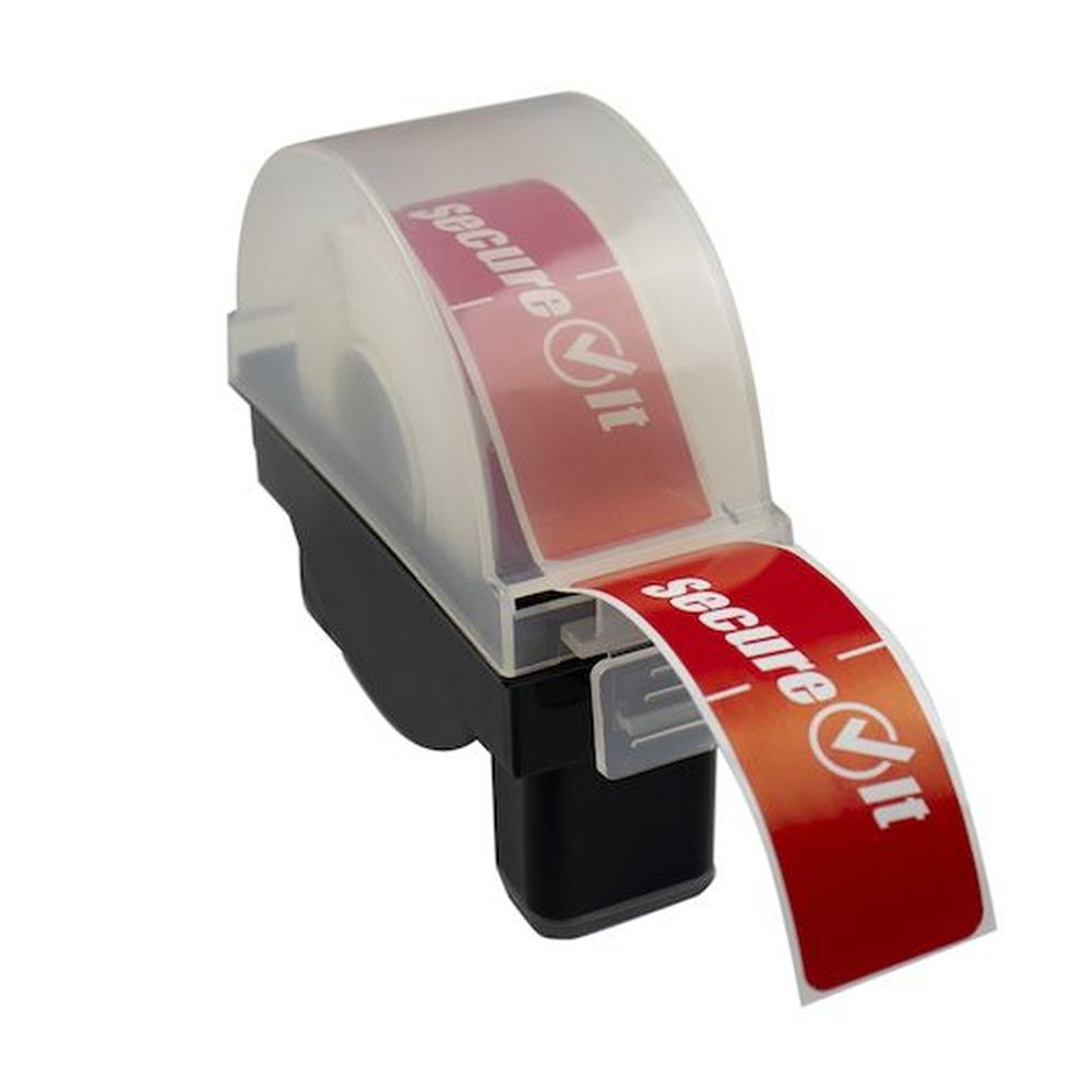 Ncco Plexiglass 1 inch Single Roll Label Dispenser