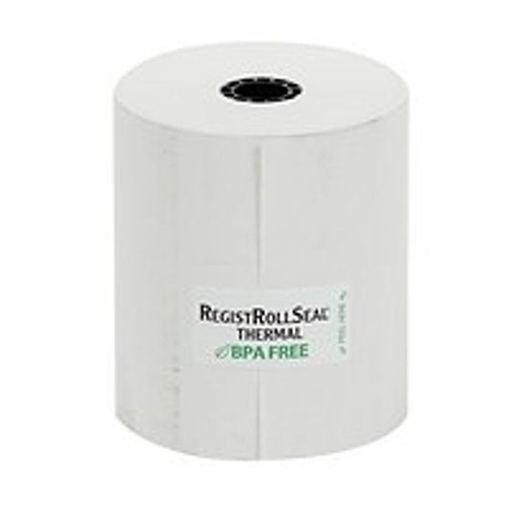 Ncco 3.13 x 273 inch 1 Ply White POS Front Of House Thermal Register Roll, 50 count