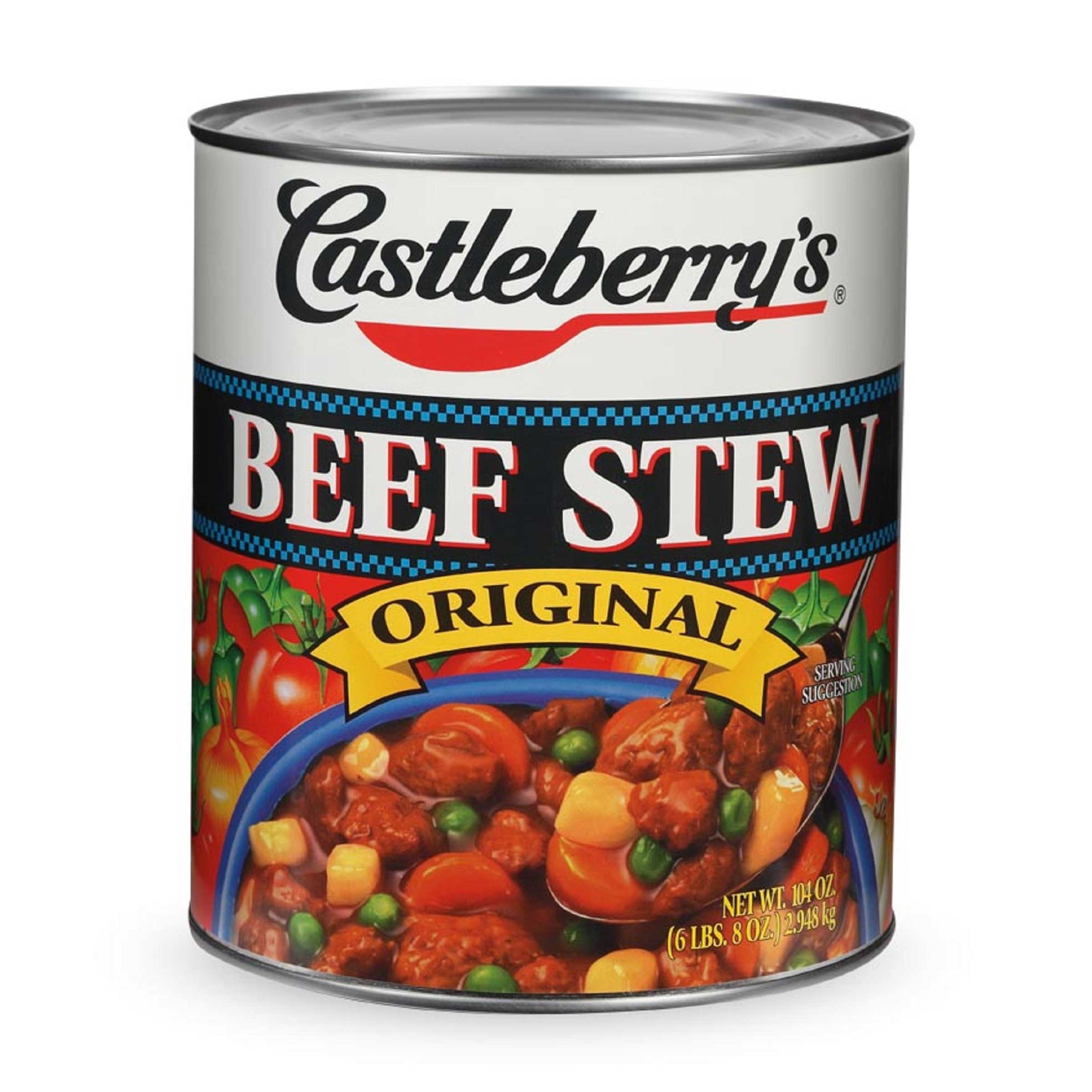 Castleberry Stew Beef - no. 10 can, 6 per case