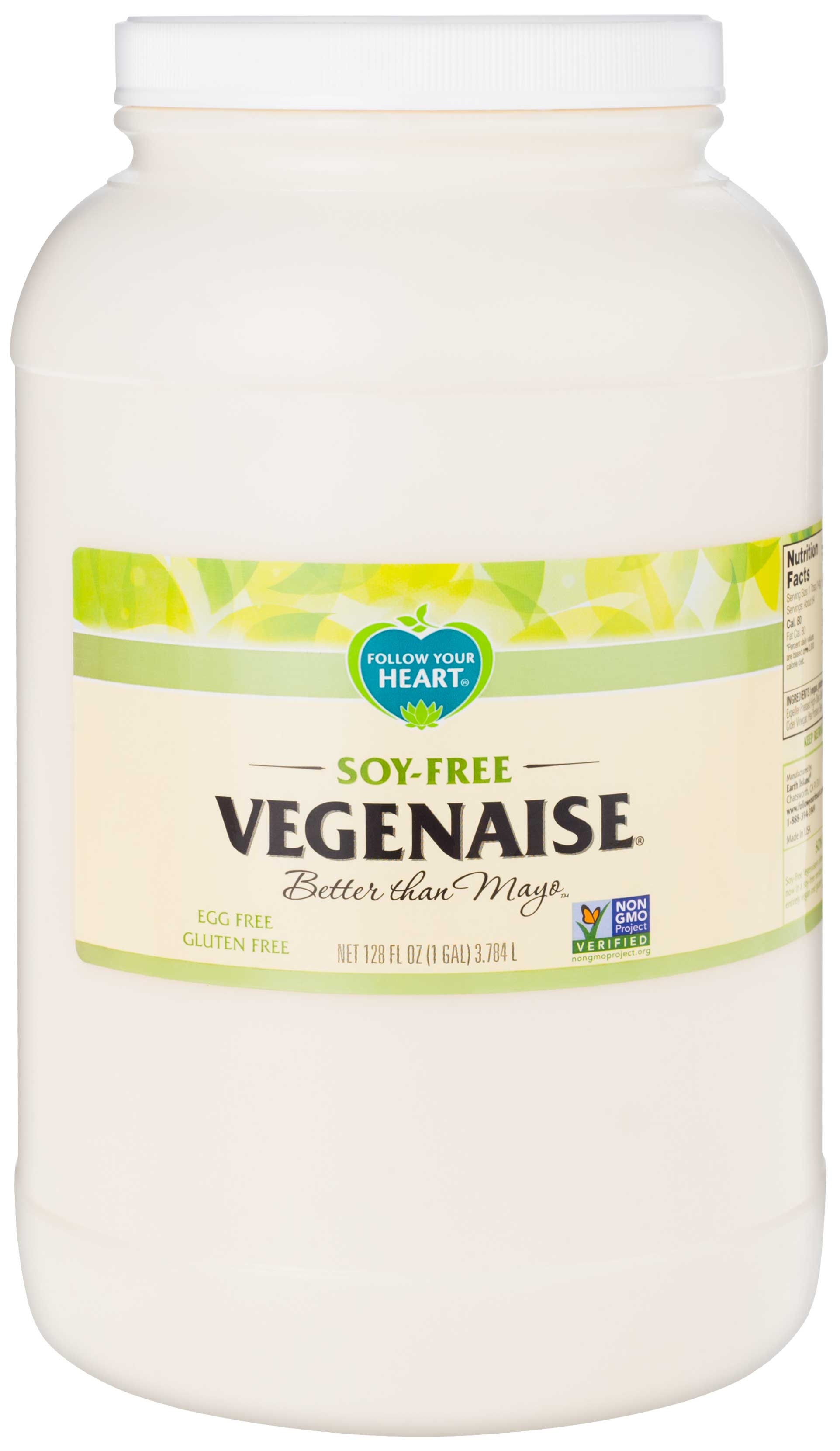 Follow Your Heart Soy Free Vegenaise, 1 Gallon -- 4 per case.