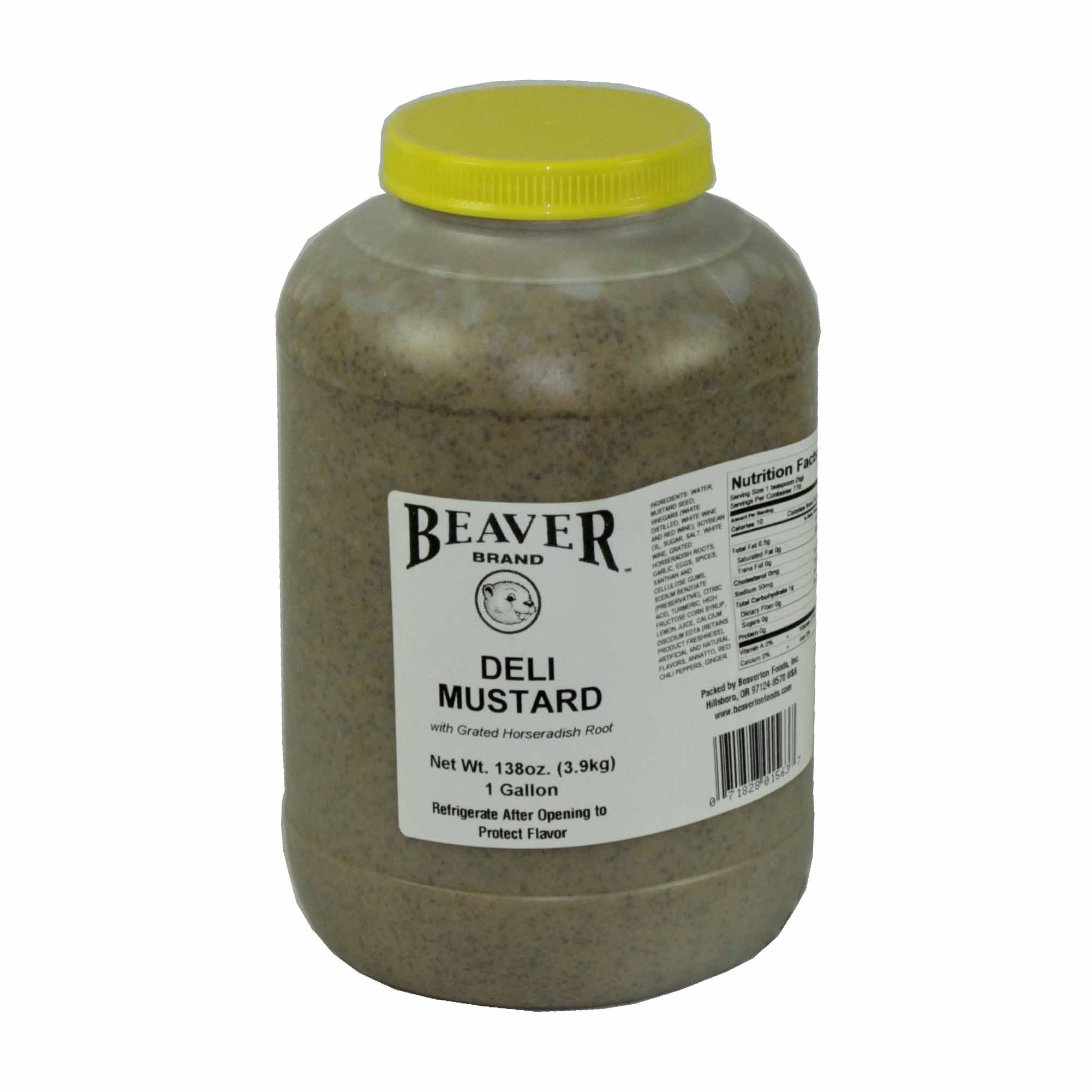 Beaver Deli Mustard, 8.6 Pound -- 4 per case.