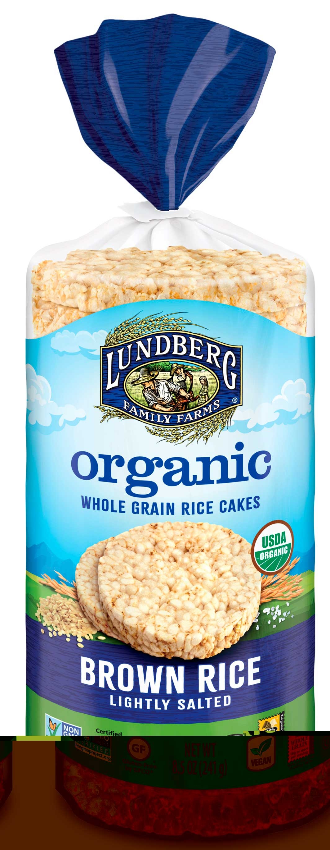 Lundberg Family Farms Lightly Salted Brown Rice Cake, 8.5 Ounce -- 6 per case