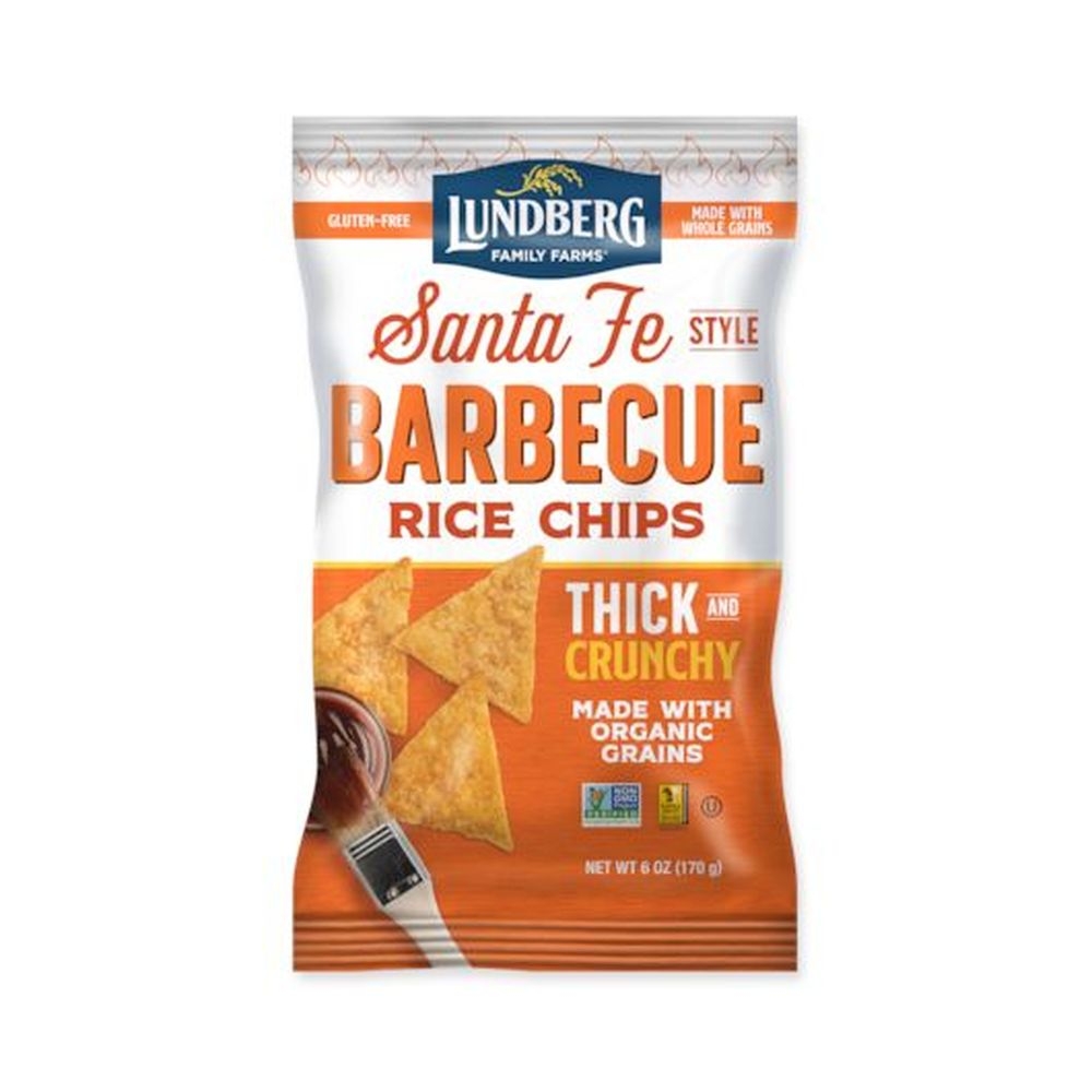 Lundberg Family Farms Barbecue Flavored Rice Chips, 5.5 Ounce -- 6 per case