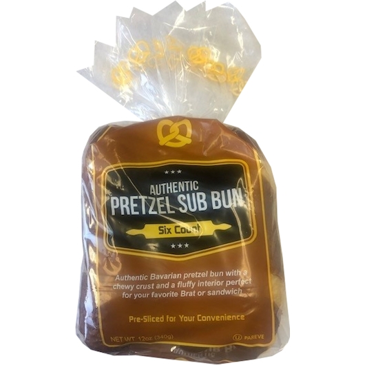 Gonnella Pretzel Sub Bun, 2 Ounce -- 72 per case