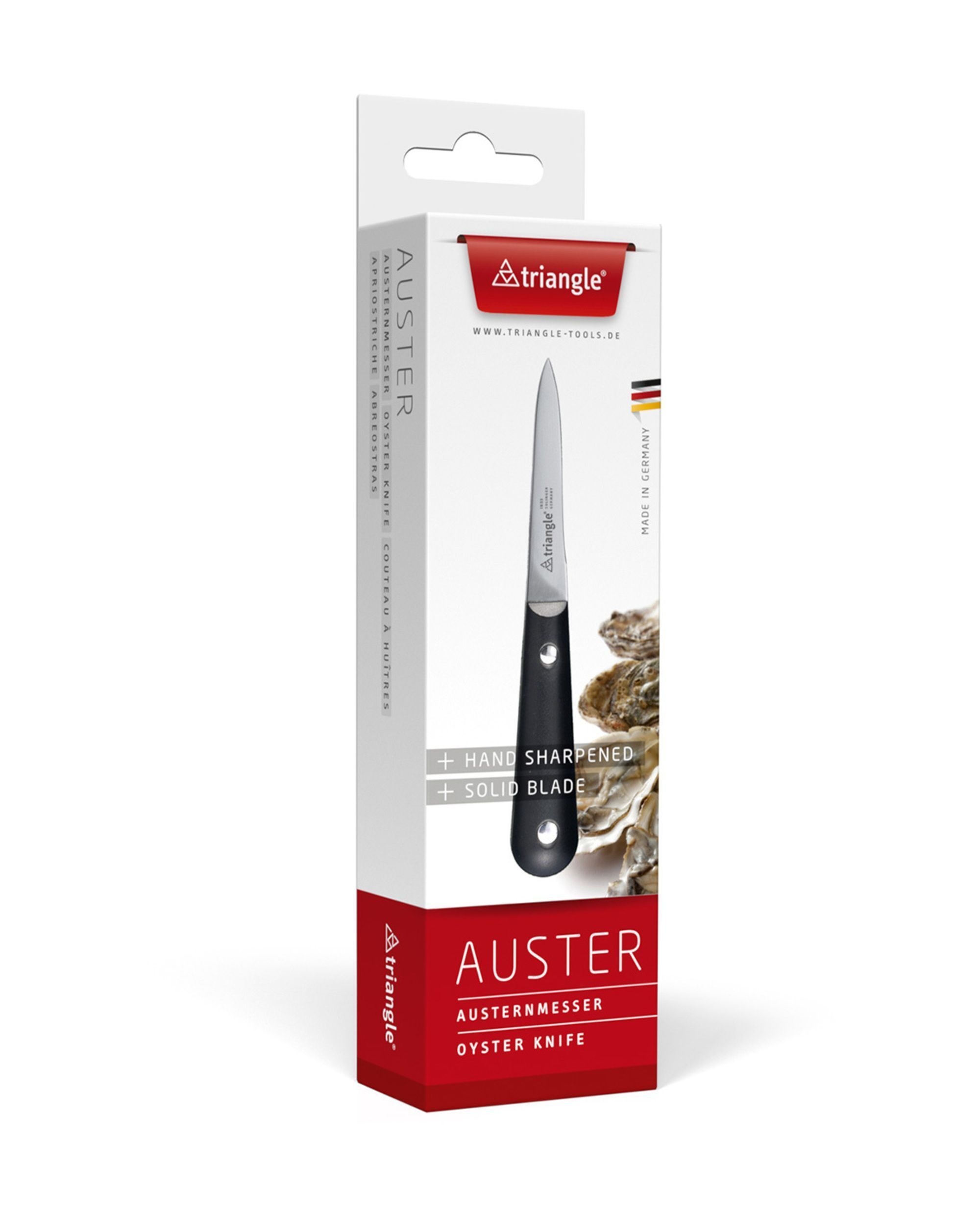 Triangle Riveted Oyster Knife