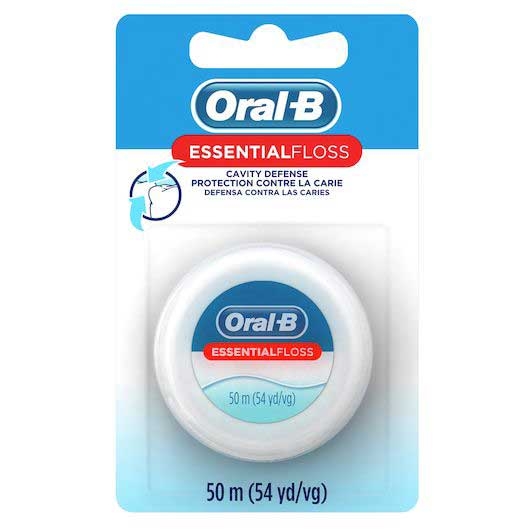 Oral B Essential Cavity Defense Floss, 55 Yard -- 24 per case