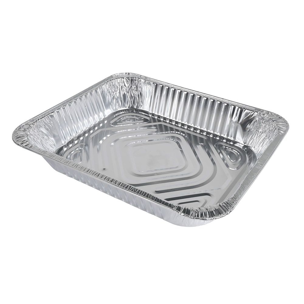 Chef's Seal Aluminum Silver Standard Weight Half Size Medium Steamtable Pan, 15.4 inch Depth -- 100 per case