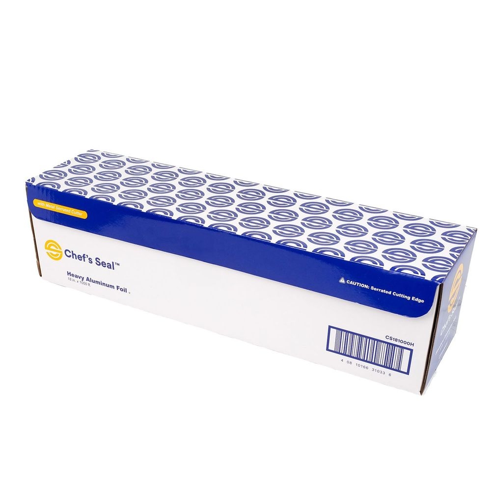 Chef's Seal Aluminum Silver Heavy Duty Weight Foil Roll, 18 inch x 1000 feet