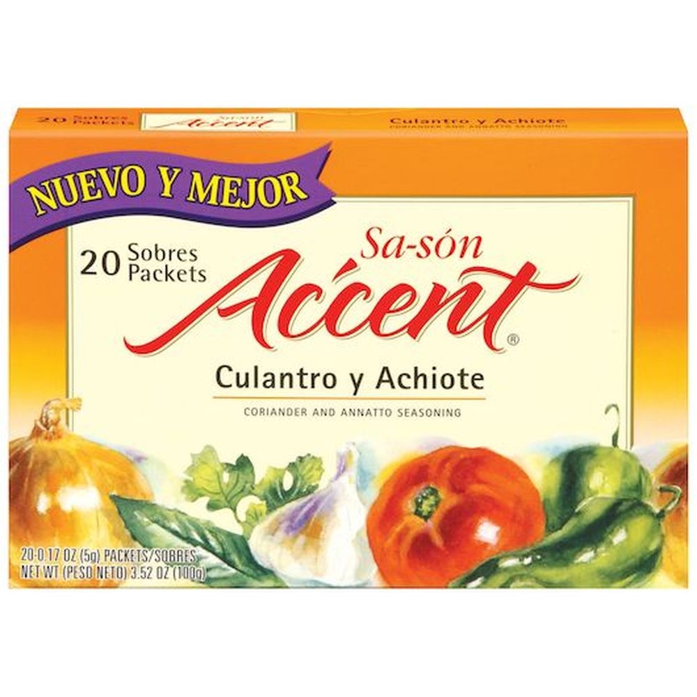 Sason Accent Achiote Flavor Enhancer, 3.5 Ounce -- 18 per case