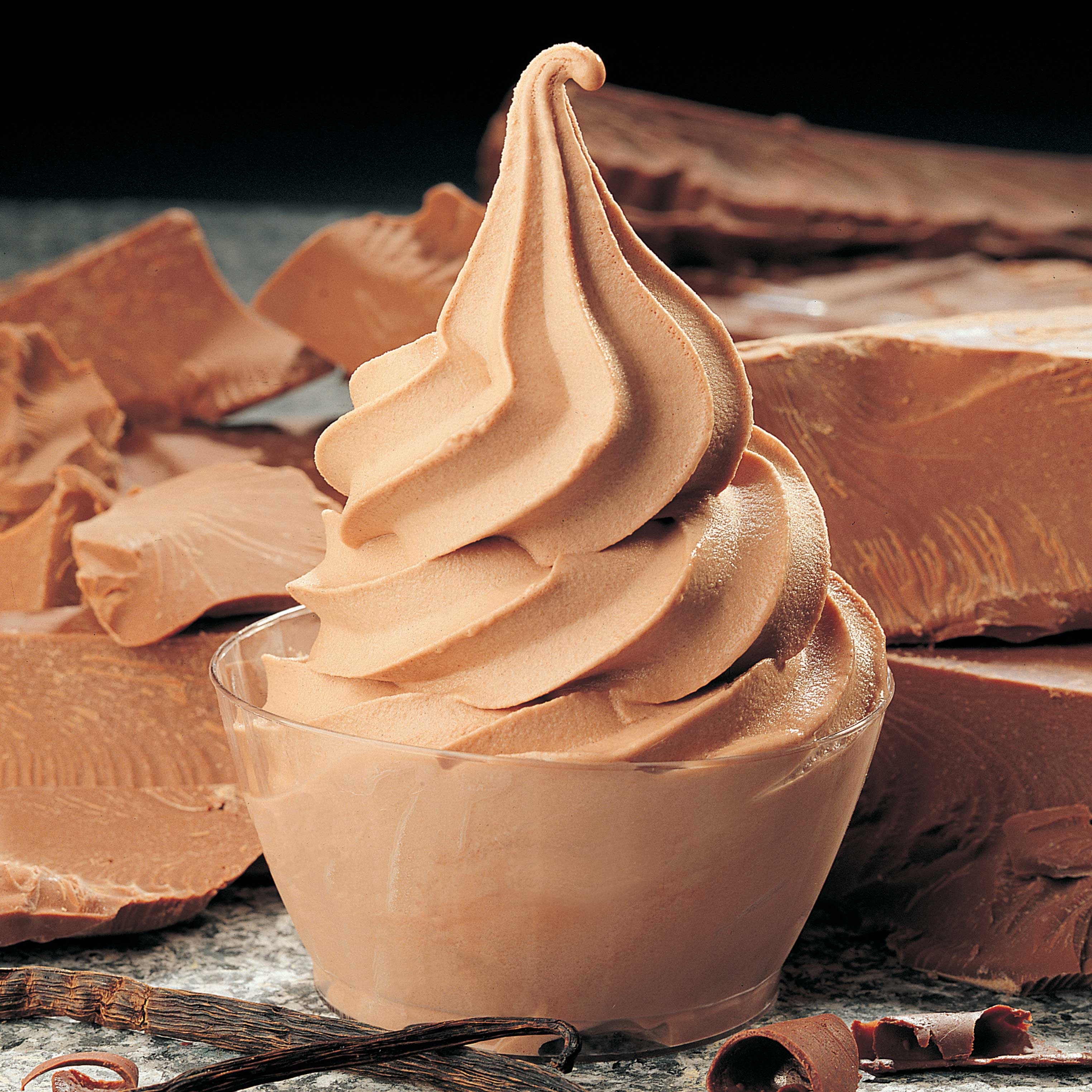 Chefs Companion Chocolate Non Dairy Soft Serve Mix, 6 Pound -- 6 per case.