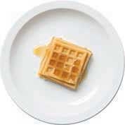 Cafe Puree Single Serve Waffle, 2.5 Ounce -- 24 per case