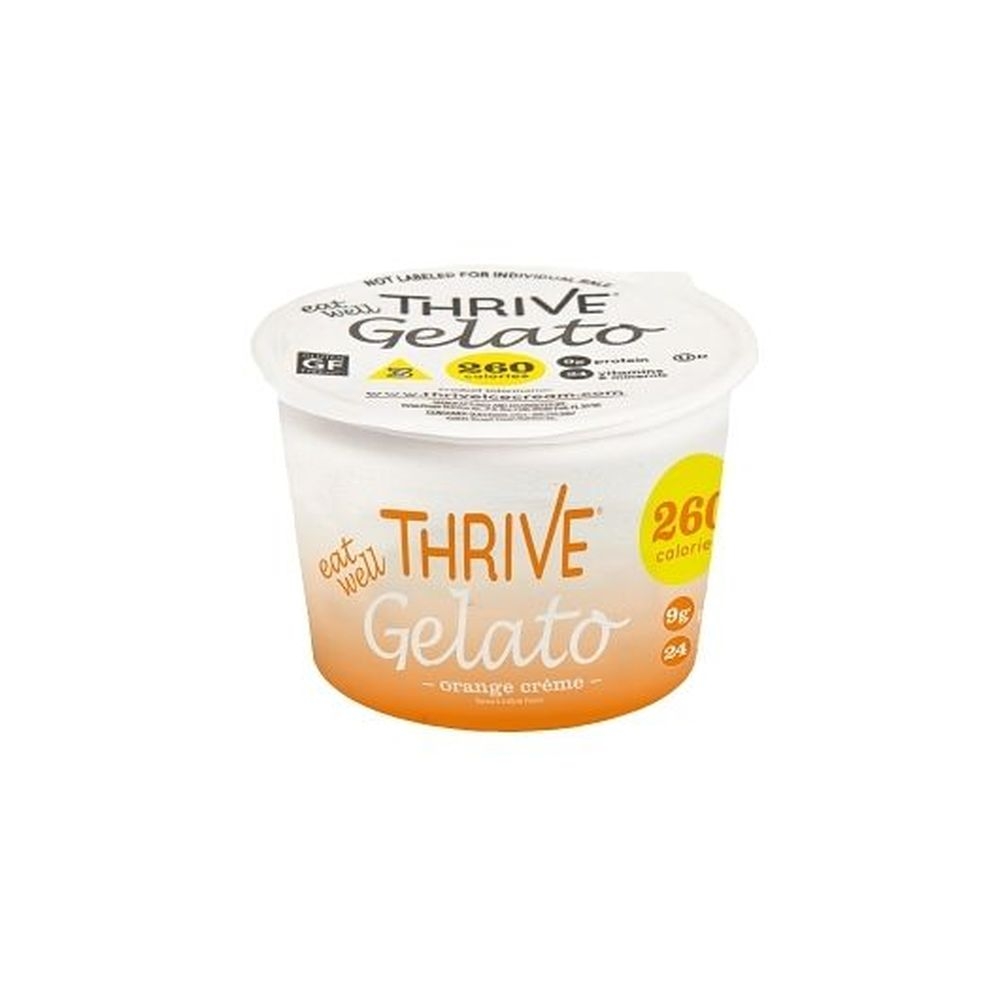 Thrive Orange Creme Gelato, 4 Fluid Ounce -- 36 per case