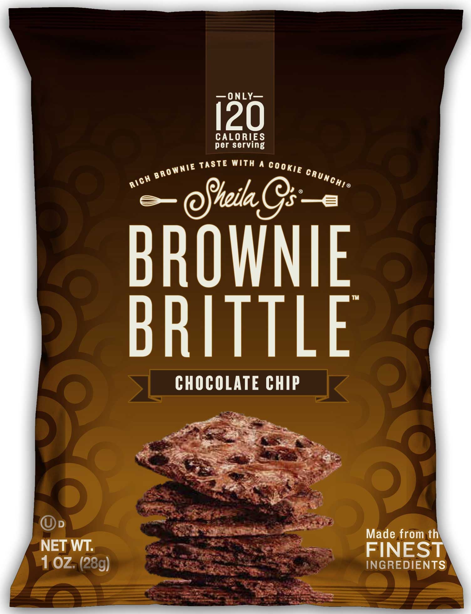 Sheila Gs Chocolate Chip Brownie Brittle - Multi Pack, 1 Ounce -- 48 per case