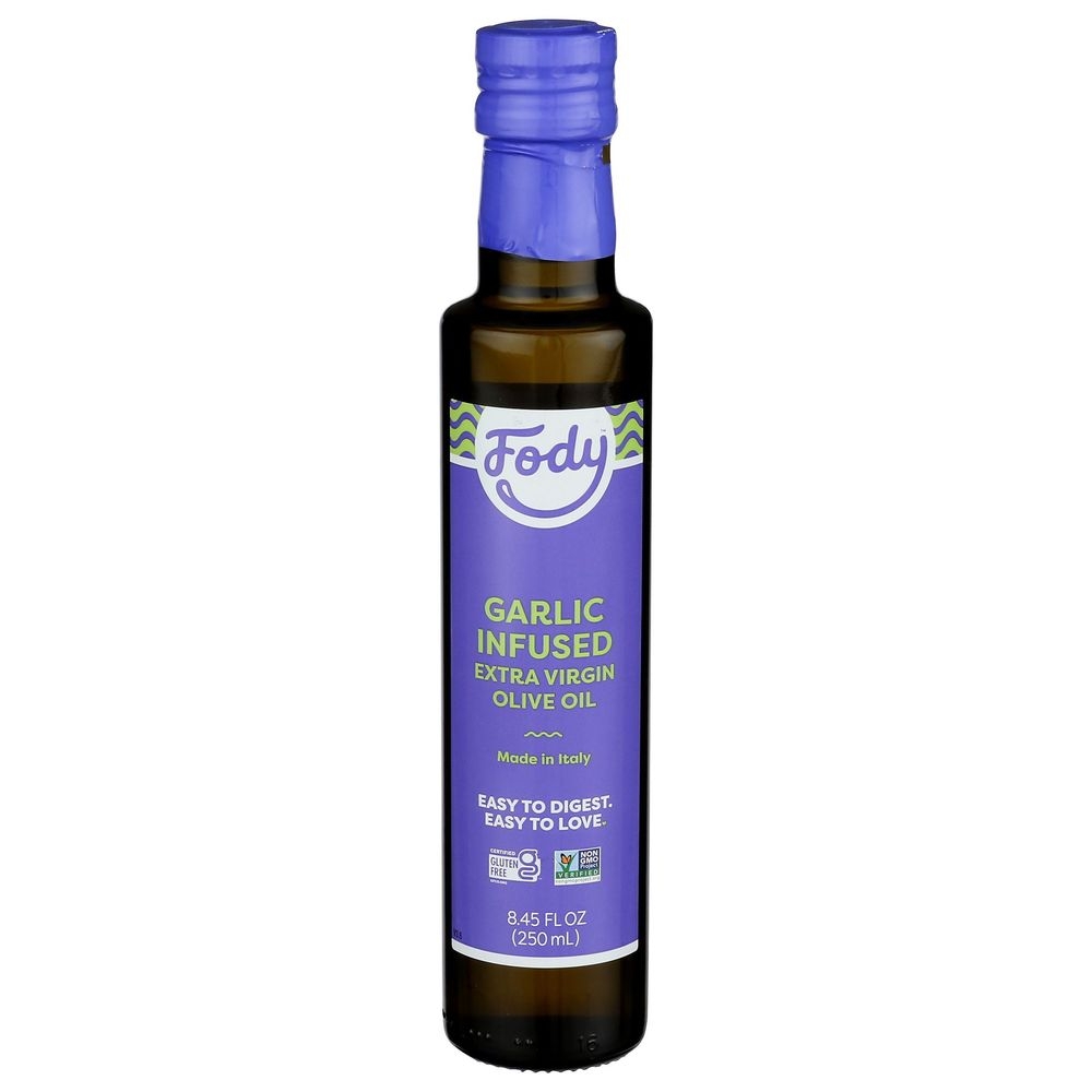 Fody Garlic Infused Extra Virgin Olive Oil, 250 Milliliter -- 6 per case