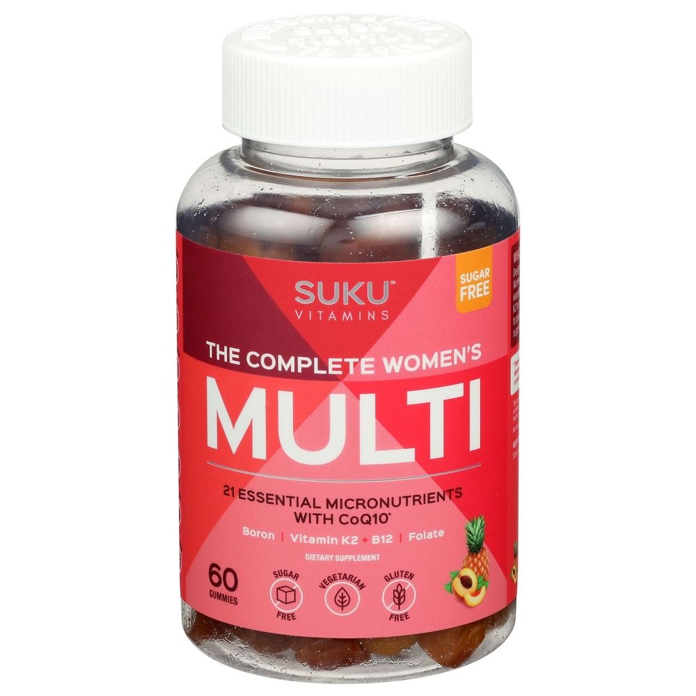 Suku Vitamins The Complete Womens Multivitamin Gummies, 60 count