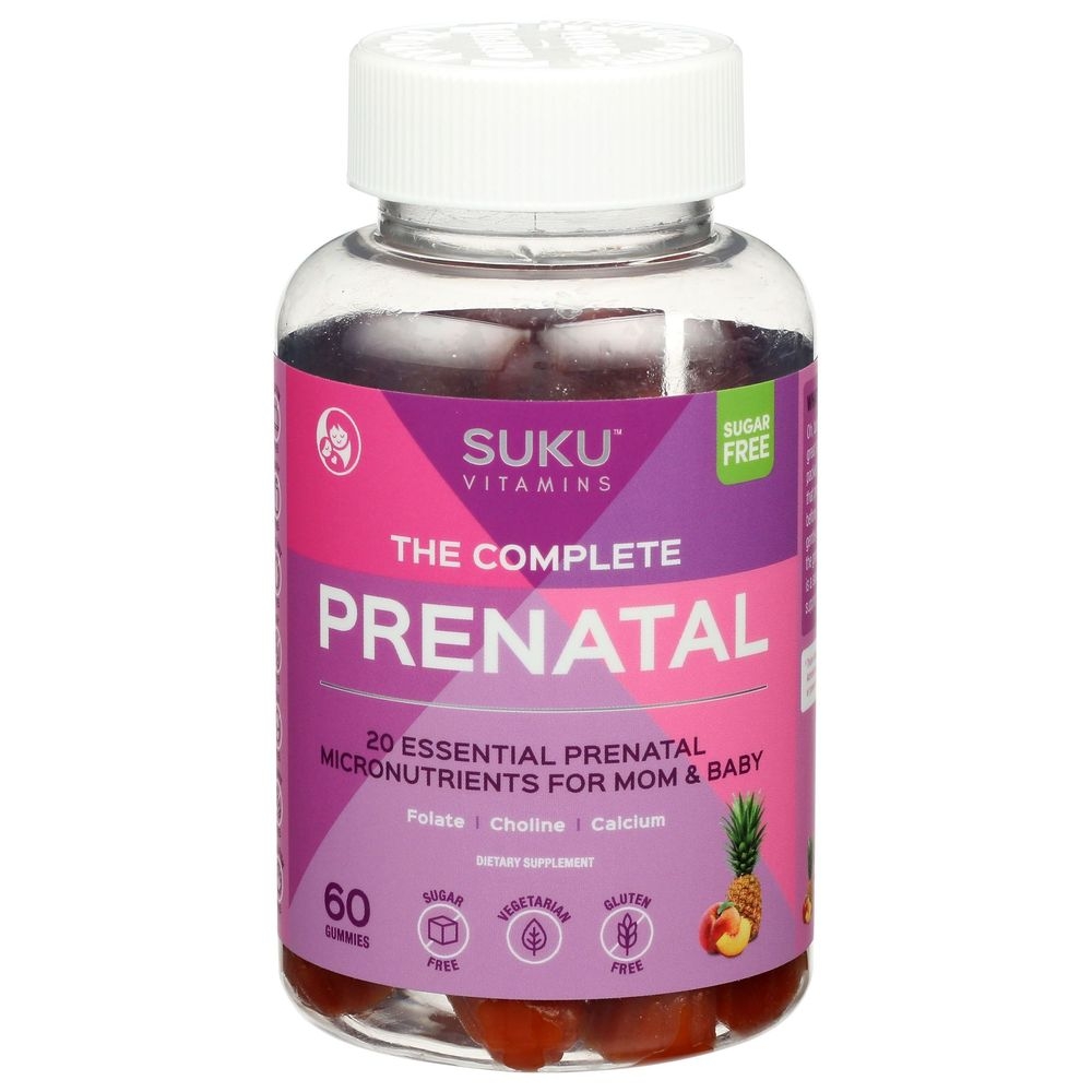 Suku Vitamins The Complete Prenatal Gummies, 60 count