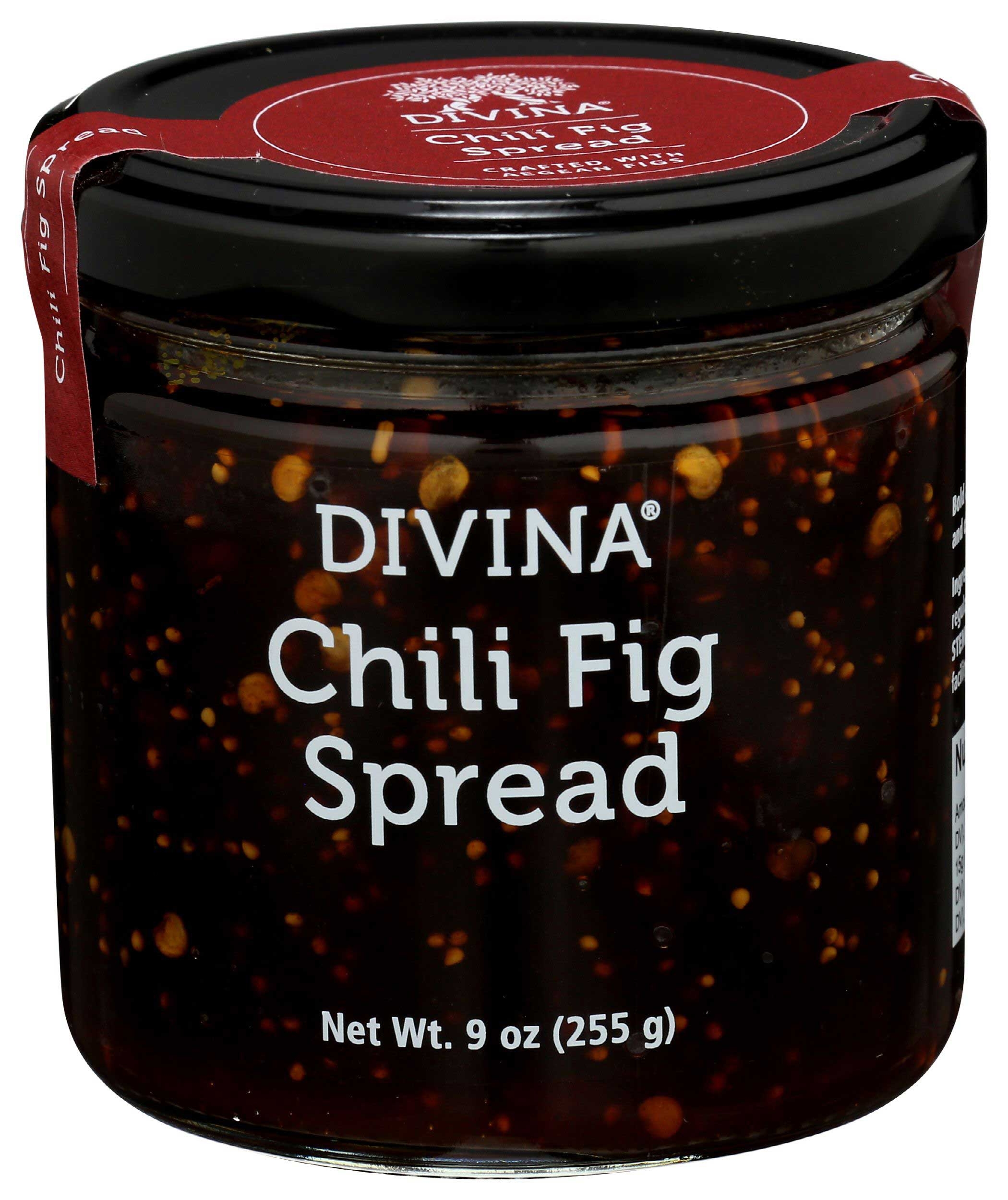 Divina Chili Fig Spread, 9 Ounce -- 12 per case