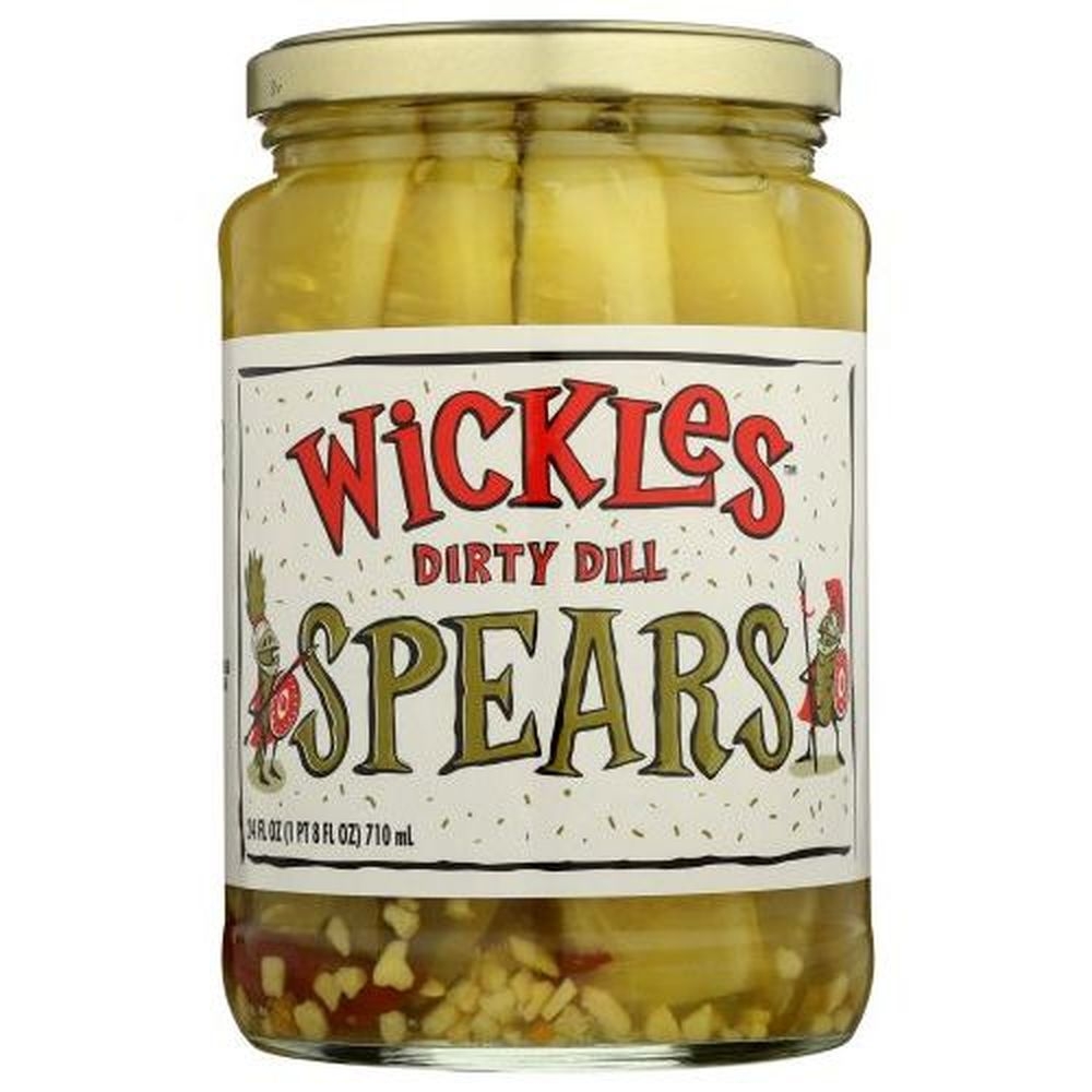 Wickles Dirty Dill Spears, 24 Ounce -- 6 per case