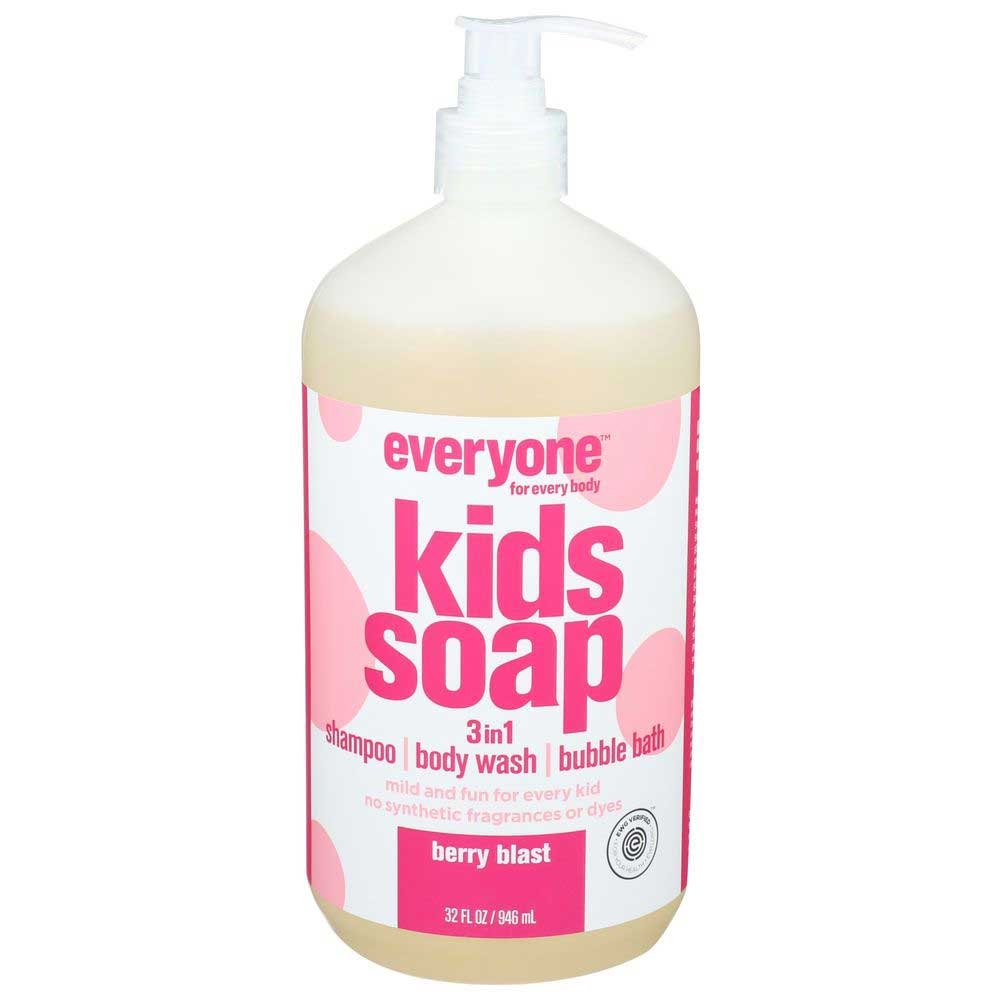 Everyone Berry Blast 3 in 1Kids Soap, 32 Fluid Ounce