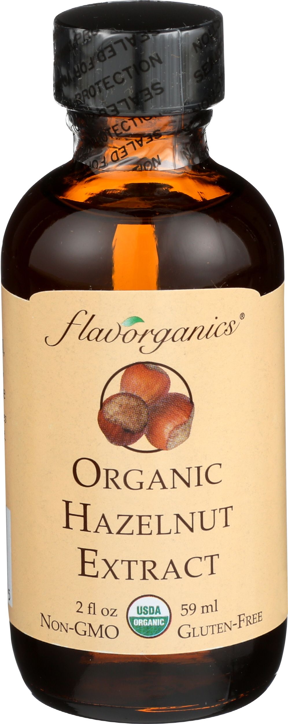 Flavorganics Organic Hazelnut Extract, 2 Ounce