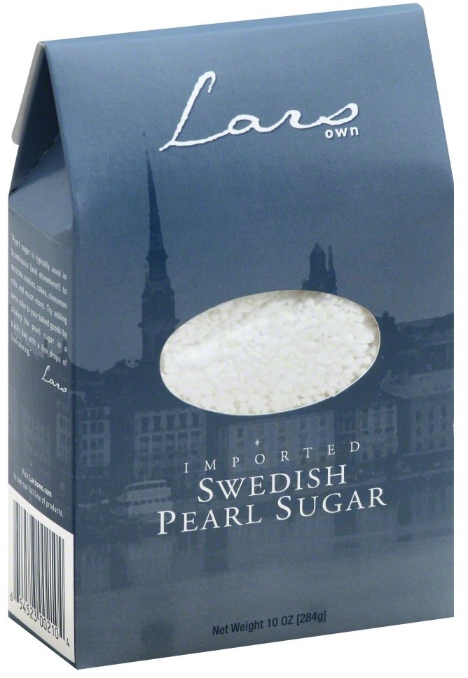Lars Own Swedish Pearl Sugar, 10 Ounce -- 6 per case