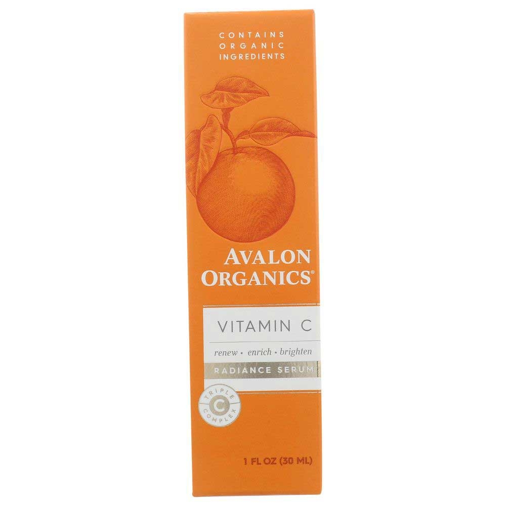 Avalon Organics Vitamin C Radiance Serum for Face, 1 Fluid Ounce