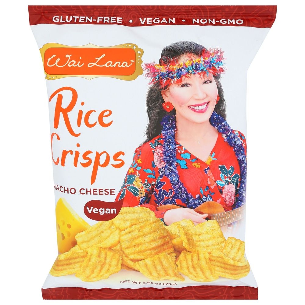 Wai Lana Nacho Cheese Rice Crisps, 2.65 Ounce -- 12 per case