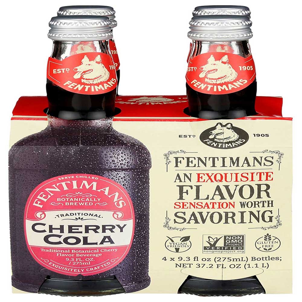 Fentimans Cherry Cola Beverage, 37.2 Fluid Ounce -- 6 per case