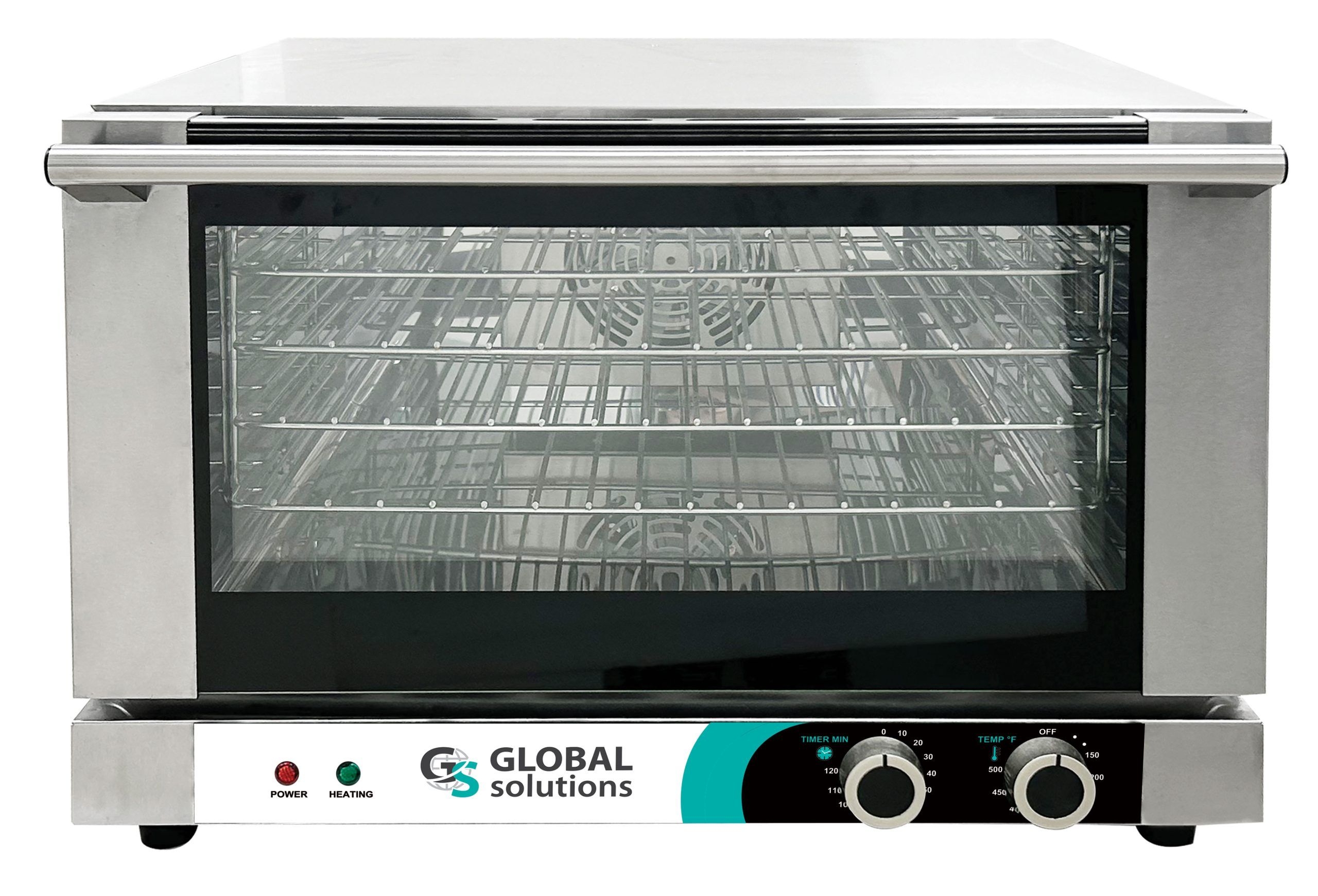 Global Solutions 120 Volt Half Size Convection Oven, 22 7/8 x 22 7/16 x 16 inch