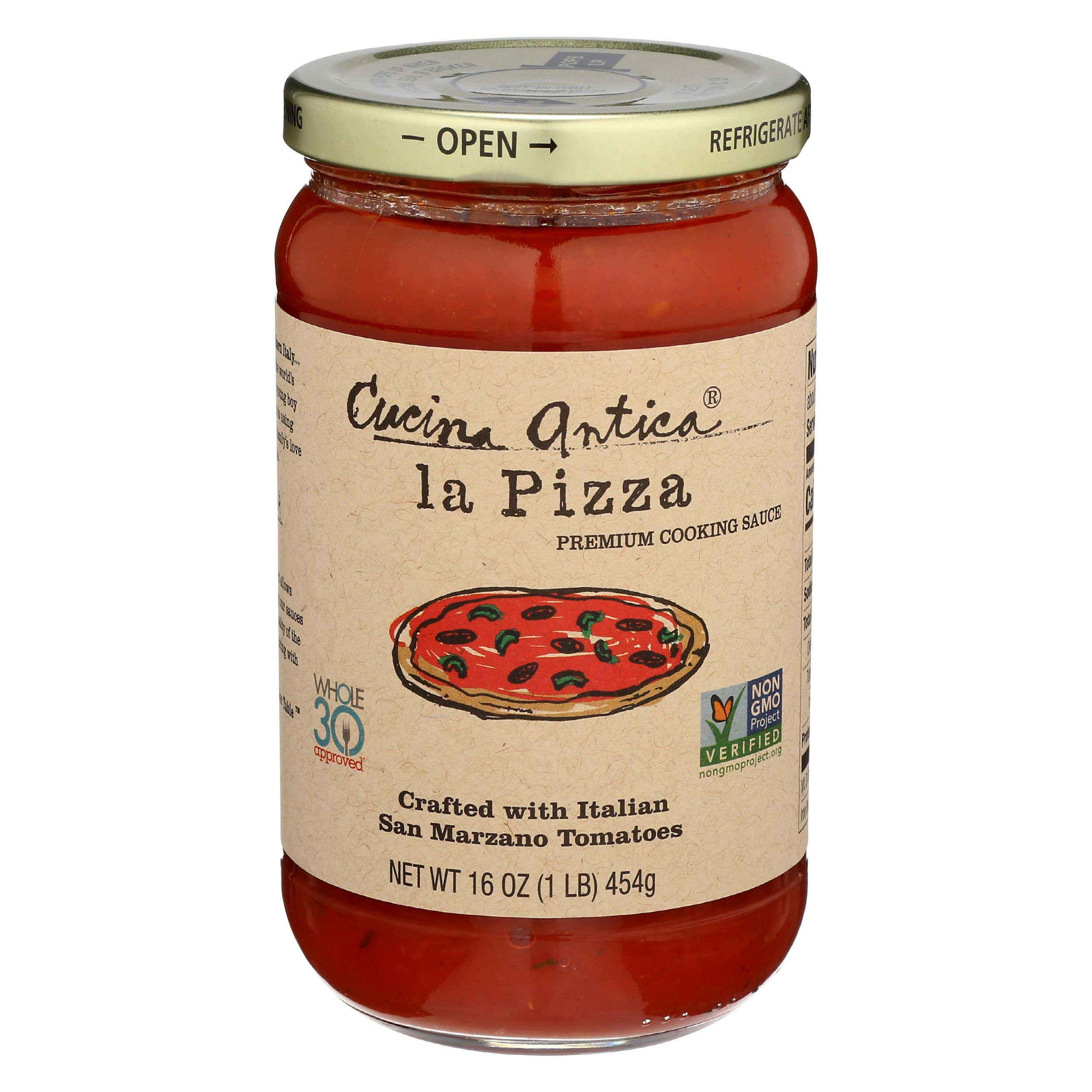 Cucina Antica La Pizza Cooking Sauce, 16 Ounce -- 12 per case