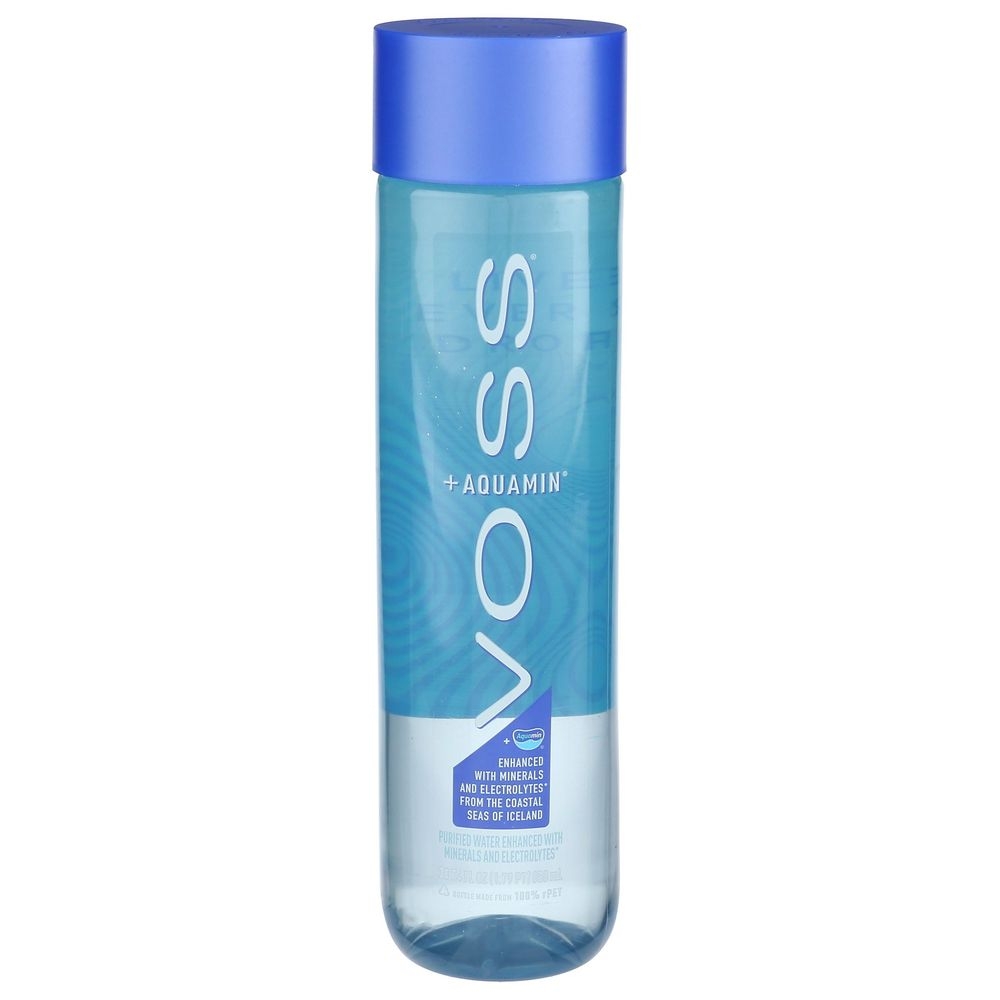 Voss Plus Aquamin Purified Water, 28.74 Fluid Ounce -- 12 per case