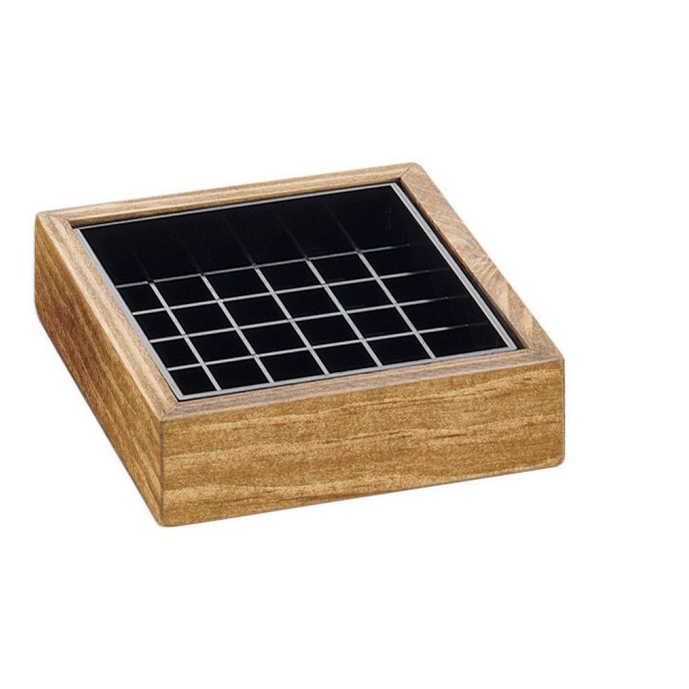 Cal-Mil Madera Drip Tray, 4 x 4 x 1.5 inch
