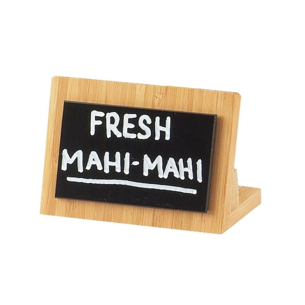 Cal-Mil Bamboo Framed Write On Board, 3.5 x 2 inch inch