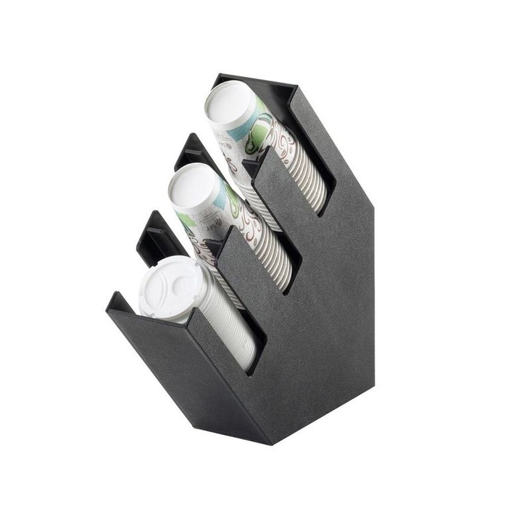 Cal-Mil Classic 3 Section Cup and Lid Organizer, 4.38 x 16.25 x 16.25 inch