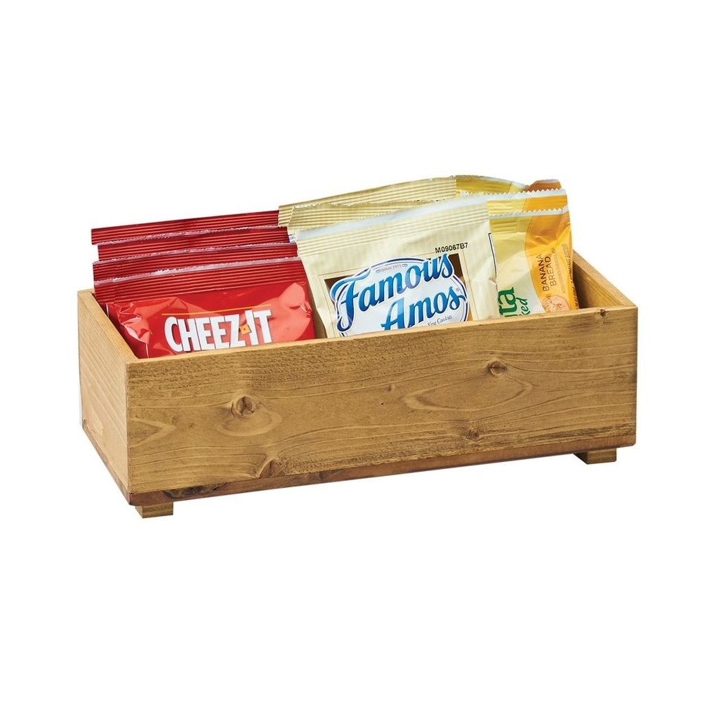 Cal-Mil Madera Stacking Box, 12 x 5 x 3.25 inch