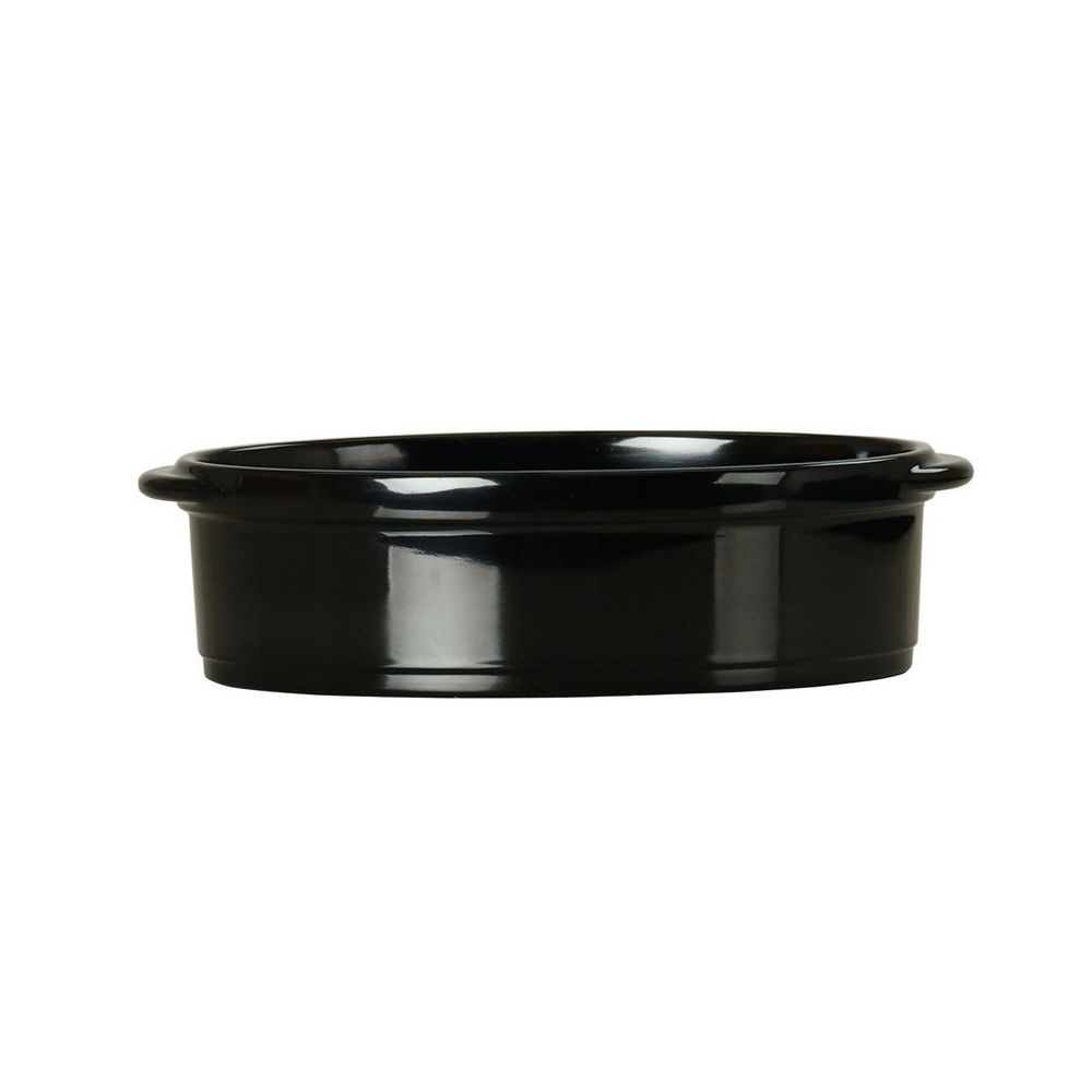 Cal-Mil Melamine Oval Black Cocotte, 7.250 inch Width x 4 inch Depth x 1.75 inch Height -- 6 per case
