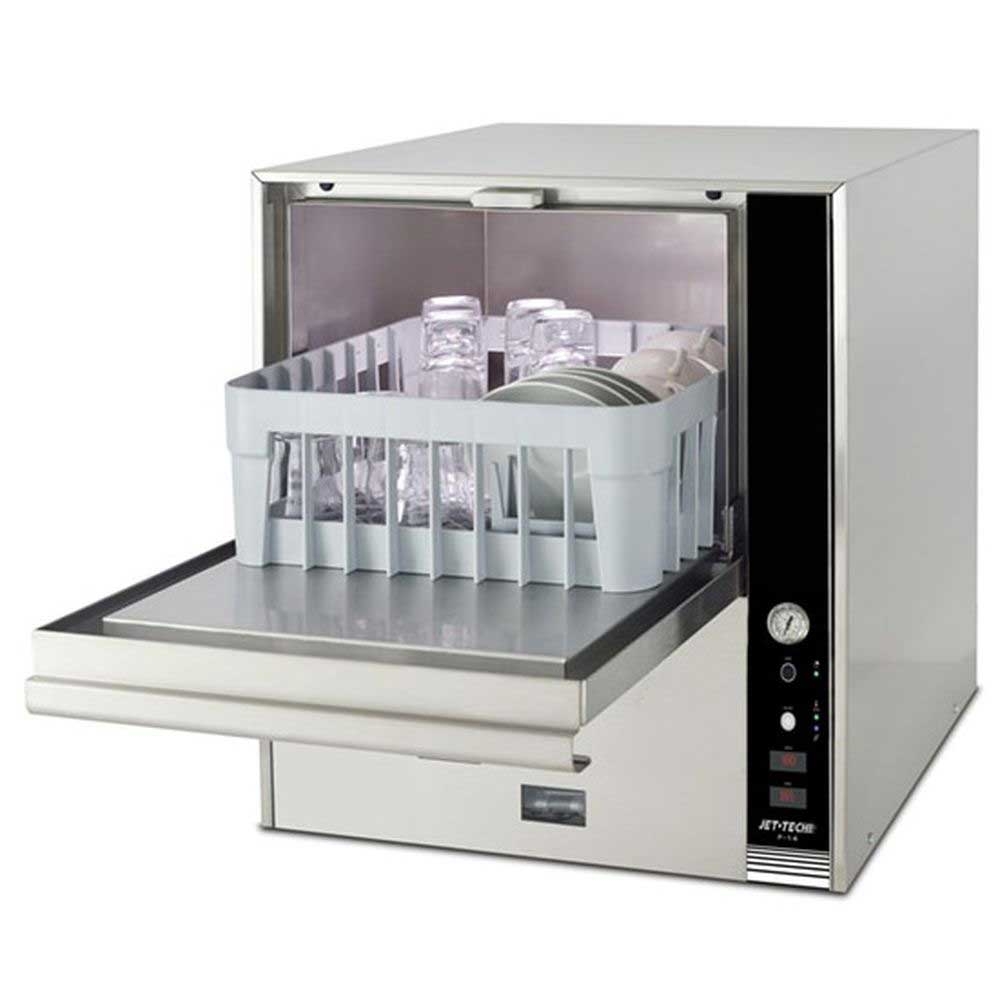 Jet-Tech Stainless Steel Multi-Purpose High Temperature Countertop Ware Washer, 19.75 x 19.75 x 23.75 inch