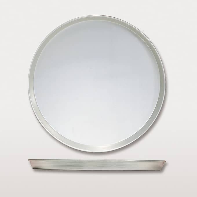 American Metalcraft DEP Series Heavy-Weight Aluminum Tapered Pizza Pan, 17 x 16 1/4 x 1 inch