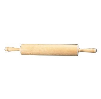 American Metalcraft Wood Rolling Pin, 13 inch