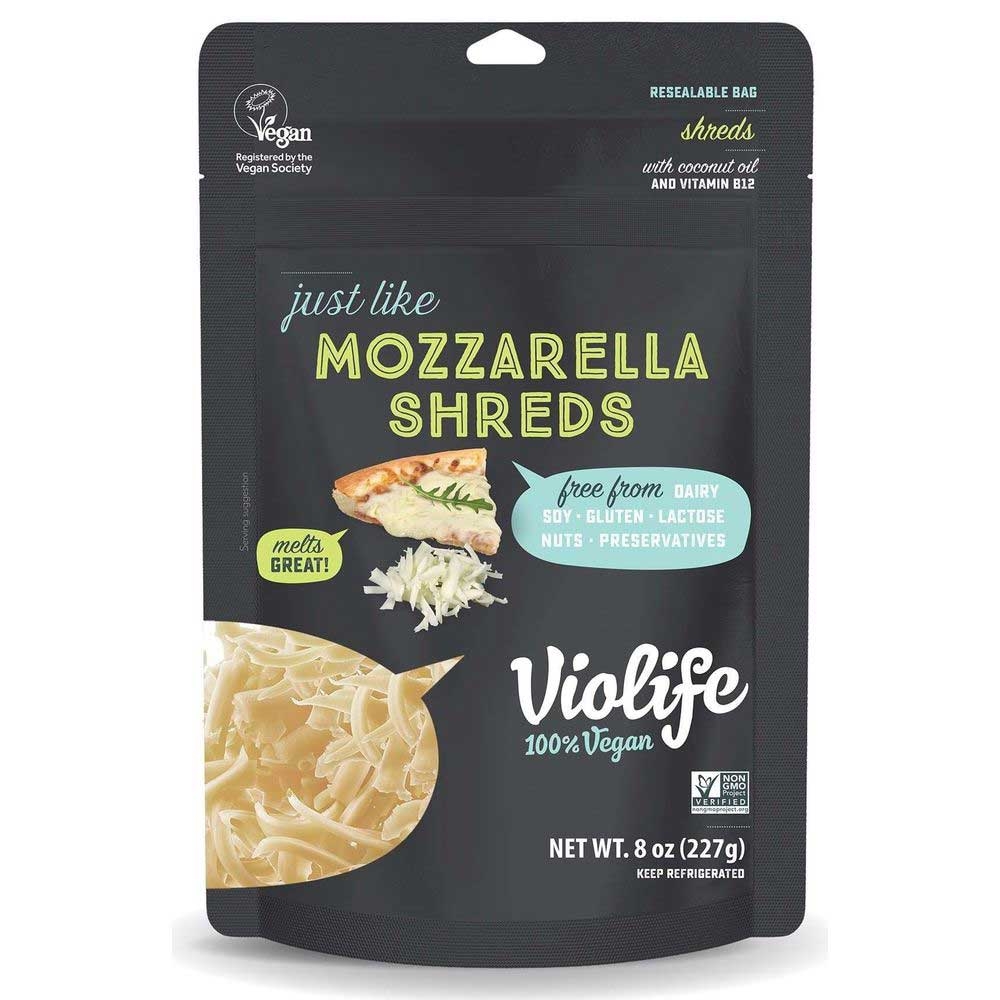 Violife 100 Percent Vegan Just Like Mozzarella Shreds, 8 Ounce -- 8 per case