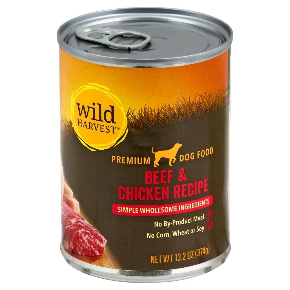Wild Harvest Beef and Chicken Recipe Wet Dog Food, 13.2 Ounce -- 12 per case