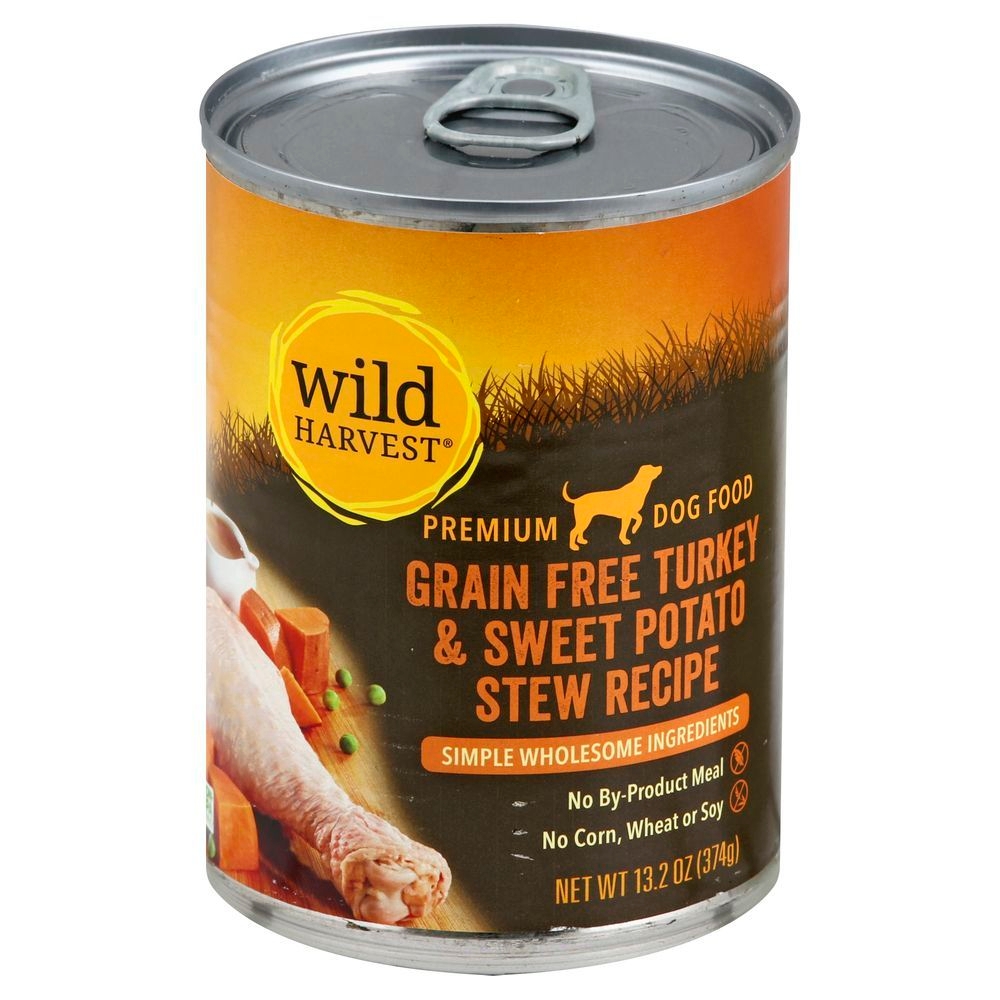 Wild Harvest Grain Free Turkey and Sweet Potato Stew Recipe Dog Food, 13.2 Ounce -- 12 per case